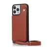 Estuche para tarjeta con hebilla y espejo para iPhone 16, compatible con XR, funda protectora de 12 pulgadas para Apple 13 Pro Max, funda de cuero.