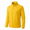Chaqueta recia ligera con impresión de logo personalizado, chaqueta de cuello alto para exteriores de primavera y otoño, uniforme de grupo, ropa de trabajo para hombre, abrigo cortavientos para mujer