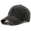 Gorra de Algodón Lisa con Logo Bordado Personalizado, Gorra de Béisbol Vintage Europea y Americana, Parte Superior Suave, Visera Curva, Gorra de Béisbol Lavada