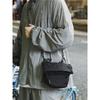 Bolso Pequeño Cruzado para Hombro para Deportes al Aire Libre para Hombres, Bolso Tipo Cubo Portátil con Cierre de Cordón, Bolso Cruzado Mini Unisex para Mujeres