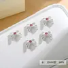 Acessórios para Nail Art Novo Estilo Borboleta Laço Tridimensional Vazado Strass Metal para Unha DIY Decorações de Unha Usáveis Cristal