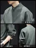 Sudadera con Media Cremallera "Waffle" de Alta Gama para Hombre Estilo Primavera/Otoño 2026 Cuello Alto Manga Larga Marca de Moda Holgada Talla Extra Superior