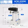 Cilindro rotatorio pequeño ACK25 32 baja presión rotación de 90 grados neumático de compresión SRC40/50/63X90R/L