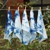 Piezas de Tela Batik Tie Dye Teñido Azul Parche de Retazos Hecho a Mano diy Wenchuang Huanchuang Tela para Tareas Algodón Puro Se Puede Comprar