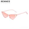Nuevas Gafas de Sol Triangulares Ojo de Gato de Colores Dulces Personalizadas Transfronterizas Europeas y Americanas de Rain, Gafas de Sol de Moda para Estilizar