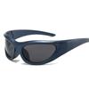 Gafas Deportivas Coloridas para Exteriores Moda Tecnología Futura Gafas de Sol Trendy Y2K Personalidad Hip Hop para Hombre y Mujer