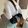 Bolso de Hombro de Moda Nuevo al por Mayor Estilo Coreano Moderno Casual para el Trabajo Bolso Cruzado de Nailon Pequeño Cuadrado Mochila Individual para Hombre y Mujer
