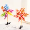 Pinza para el pelo de molinillo de viento creativa, lindo artefacto, escanea el código, actividad promocional en el suelo, pequeño regalo, regalo de regreso a clases para jardín de infantes, premio práctico