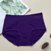 Ropa Interior Femenina Talla Grande de Algodón Puro con Etiqueta Inglesa Transfronteriza, Control de Abdomen y Elevación de Cadera, Ropa Interior de Cintura Media, Ropa Interior Femenina con Estampado 3D, En Stock