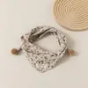 Cachecol Triangular à Prova de Vento e Quente para Crianças Outono e Inverno Novo Cachecol de Bebê Meninas Meninos Fofo Estilo Coreano Tendência Cachecol de Bebê