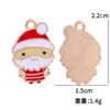 Alce de Natal Árvore de Natal Sino Enfeites Acessórios DIY Boneco de Neve Pingente Corrente de Celular Pingente de Chaveiro Artesanal