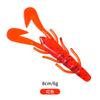 Señuelo Blanda Camarón Imitación Gusano Blando con Forma de Camarón para Pesca de Lubina y Róbalo con Anzuelo de Cabeza de Jig Jig Ned Rig Camarón Pionero