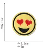 Parches de Tela Bordados, Insignias Bordadas por Computadora, Parches Premium DIY de Horror Emoji para Decoración de Ropa