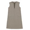 Nuevo Producto Lotte en Stock Primavera y Otoño Nuevo Abrigo de Lana de 4 Colores para Mujer Cuello en V Chaleco sin Mangas Vestido Estilo Exterior