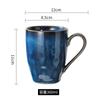 Juego de Taza y Platillo para Café Hecho en Torno Cerámica Retro Japonesa Taza para Té de la Tarde Taza Elegante para Arte Latte 250ml Creativo