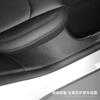 Adecuado para Tesla MODEL Y, placa protectora de barra de umbral incorporada trasera, pedal de bienvenida anti-patada TPE, modificación interior