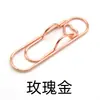 Clipe de Caneta Colorido de Metal em Formato de Coração, Fivela de Caneta Personalizada, Acessório de Caneta, Material de Escritório Multifuncional, Clipe de Caneta para Estudante