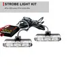 Lámpara estroboscópica de red para coche de fábrica, control remoto con cable, uno para dos, 3 LED * 2 pinzas, luz de advertencia estroboscópica