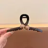 Pinza para el pelo de verano estilo ins con bloques de color para mujer, pasador lindo de lunares japoneses para niña, pinza de tiburón grande para recogidos.