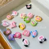 Linda Mezcla Mini Gato KT Castor Dibujos Animados Joyería para Uñas Cara de Bebé Resina Estéreo Decoración de Uñas Pequeños Accesorios
