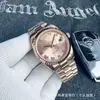 Reloj Lao Jia Día-Fecha Calendario Dual Automático Completo Mecánico Correa de Acero Reloj para Hombre Resistente al Agua Reloj Clásico de Gama Alta para Hombre