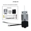 Acessórios para impressora 3D Ender3 V3 SE bico kit hot end conjunto completo de bico de extrusão com bloco dissipador de calor de alumínio
