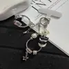 Colgante de auricular moderno y elegante, cadena para teléfono, cadena de hueso de serpiente para muñeca DIY, llavero versátil, charm para bolso, accesorio anti-pérdida