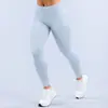 Pantalones de Yoga DFYNE Seamless de Cintura en V Alta Elasticidad Cadera de Durazno Ajustados Largos Pantalones de Deporte Entrenamiento Running Fitness Pantalones Largos