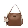 Bolso de Mano Estilo Coreano de Nicho Bolso Cubo para Mujer Primavera 2026 Nuevo Vintage Versátil Casual Bolso de Hombro Cruzado de Lujo Ligero