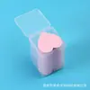Paños Cuadrados de Limpieza para Pegamento de Pestañas al por Mayor, Toallitas de Limpieza en Forma de Corazón para Pegamento de Extensiones de Pestañas, Toallitas Mágicas para Uñas