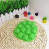 Forma de gelo personalizada de abacaxi com 12 peças, faça você mesmo, molde para fazer gelo doméstico, silicone de grau alimentício, molde para doces com 12 furos, forma para assar