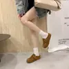 Estilo Retro Sola Grossa Fogos de Artifício Birkenstock Sapatos Femininos 2026 Novo Outono Roupa Externa Sandálias Pantufas para Gestantes Sapatos Individuais Bico Fechado Meia Pantufa