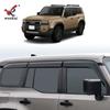 Adecuado para 24 Toyota Prado modificado protector de lluvia Land Cruiser LC250 ventana protector de lluvia moldura
