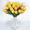 Ramo de Flores Artificiales Tulipanes de PU Flores Falsas Realistas de Alta Gama Accesorios para Atmósfera del Hogar Decoración de Ramo