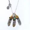 Accesorios de cadena de puente alto de acero de titanio Steel Warrior, joyería de acero inoxidable de moda al por mayor, collar con colgante de marca de moda con personalidad