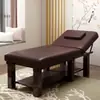 Cama de Belleza de Madera Maciza, Cama de Masaje Especial para Salón de Belleza, Cama de Masaje Corporal, Cama de Masaje, Cama de Terapia de Moxibustión para el Hogar