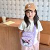 Linda melodía KT kulomi pequeño jade blanco Gui perro mini bolsa japonesa para niños jardín de infantes hombro mensajero