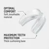 Protector Bucal Deportivo Moldeable Azul, Protector Dental de EVA para Boxeo Fútbol Baloncesto Deportes de Contacto