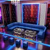 Sofá Personalizado para Bar KTV, Boate, Sala de Festa em Villa, Sofá para Sala de Karaokê, Cabine em Forma de U para Lounge Bar, Mesa de Centro