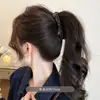 Presilha Banana com Laço Estampa Leopardo em Acetato Presilha Garra para Mulheres Rabo de Cavalo Alto Presilha Vertical Presilha de Cabelo de Alta Qualidade Presilha Torcida Grampo Acessórios de Cabelo