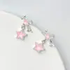 [Colección Estrella y Luna] Pendientes Diseño Único Joyería Estéreo para Mujer Pendientes Versátiles de Gama Alta