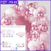 Diseño de evento de fiesta temática de traje de globo transfronterizo, decoración de cumpleaños de boda, decoración de ceremonia de boda, cadena de globos