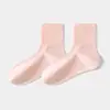Meias Antibacterianas com Íons de Prata para Mulheres, Angulo Reto, Outono e Inverno, Absorventes de Suor, Respiráveis, Meia-Calça Média para Mulheres, Resistentes a Odores, Indústria de Meias de Zhuji