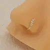 Comércio Exterior Transfronteiriço da Amazon Joias Europeias e Americanas Clipe de Nariz em U Não Perfurado Zircônia Microincrustada Coração Raio Coroa Piercing de Nariz