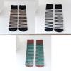 Calcetines Cálidos Rayados de Media Pantorrilla para Bebés, Calcetines Infantiles, Calcetines Largos Engrosados para Niños y Niñas en Otoño e Invierno