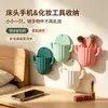 Estante de almacenamiento multifuncional de pared con forma de cactus para teléfono de mesita de noche, herramientas de maquillaje y almacenamiento de baño