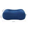 Acolchado 0.25mm PVC Ecológico Inflable Almohadilla para Pies de Tres Capas Almohada para Viajes en Avión Oficina Descanso para el Almuerzo