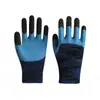 Guantes de protección laboral resistentes al desgaste látex reforzado con dedos recubiertos de pegamento antideslizantes sitio de trabajo trabajo guantes de protección laboral venta al por mayor
