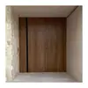 Puerta Principal de Villa Moderna Sencilla Madera Maciza Seguridad del Hogar Doble Hoja Puerta de Entrada de Apartamento Puerta de Entrada con Pivote Desplazado Personalizado