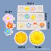 Flor flor pequeña crisantemo sombrero caramelo paleta Molde de Silicona corona Mickey diy pastel horneado decoración molde